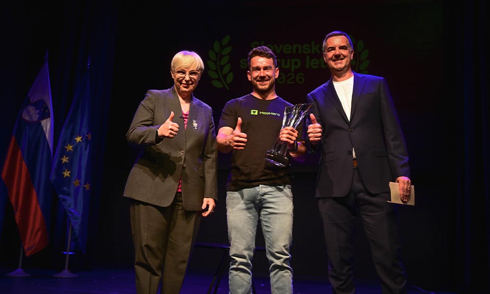 Pametna ura za krave osvojila naziv Slovenski start:up leta 2026